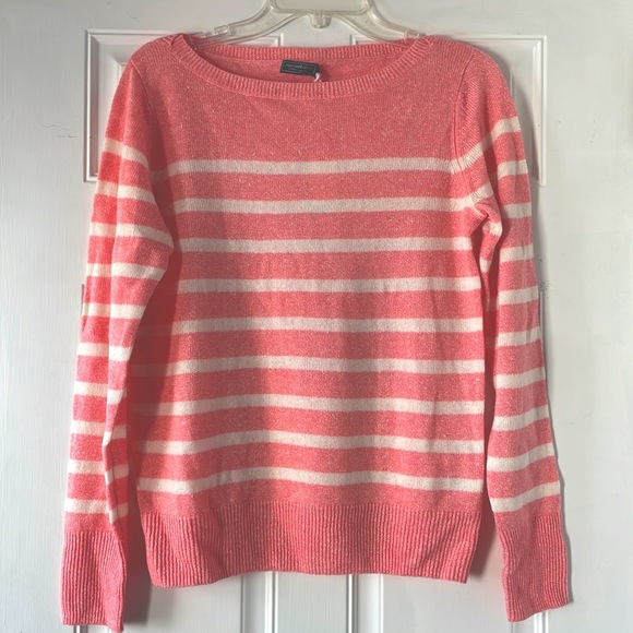 Vineyard Vines Sweaters - VINEYARD VINES Linen Cashmere Striped Boatneck Sweate